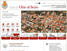 Tablet Screenshot of comune.orioalserio.bg.it